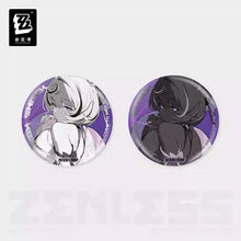 Load image into Gallery viewer, Zenless Zone Zero Spook Shack Cinema Themed Reflective Character Badge Preorder
