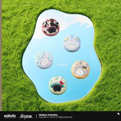 Honkai: Star Rail Rabbit Mushroom and Mushroom Rabbit Themed Embroidered Badge Preorder