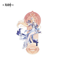 Load image into Gallery viewer, Genshin Impact Clamor Within Nicole Acrylic Character Stand and Badge Preorder
