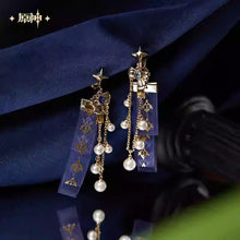 Load image into Gallery viewer, Genshin Impact Furina Themed Earrings Preorder
