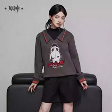 Load image into Gallery viewer, Genshin Impact Arlecchino Themed Fake Two-Piece Sweatshirt Preorder
