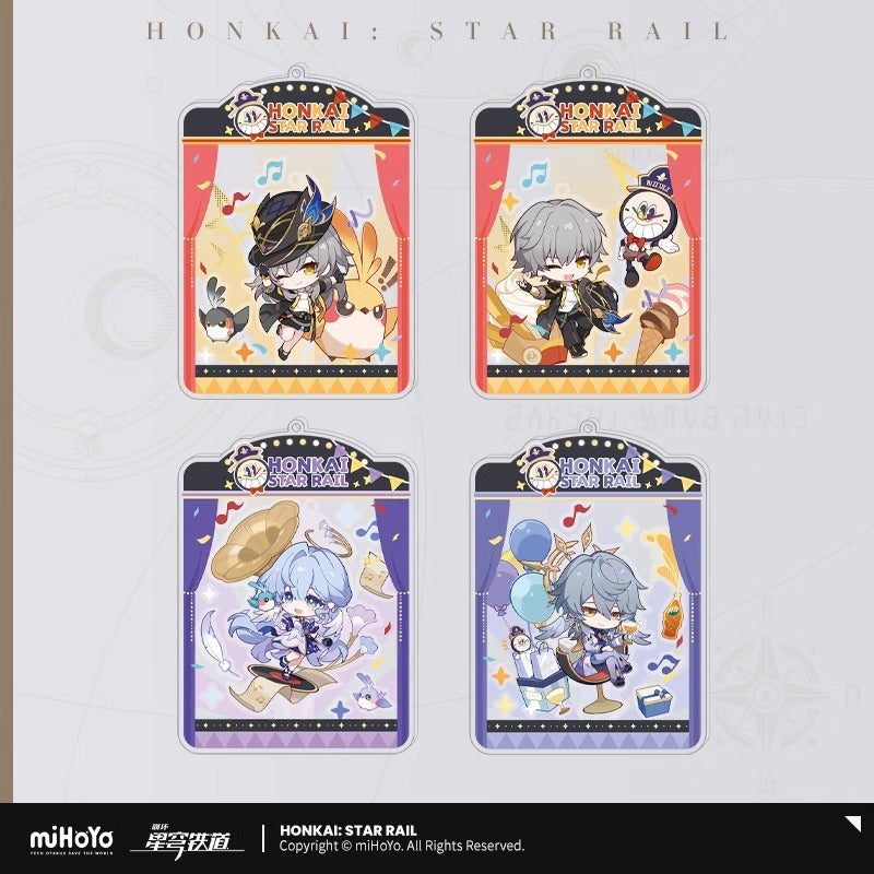 Honkai: Star Rail Hoyoland 2024 Acrylic Chibi Character Pendant Preorder