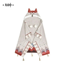 Load image into Gallery viewer, Genshin Impact Alyosha Themed Shawl Blanket and Gloves
