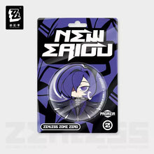 Load image into Gallery viewer, Zenless Zone Zero New Eridu Themed Krampus Compliance Authority Chibi Character Badge Preorder
