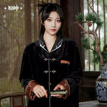Load image into Gallery viewer, Genshin Impact Zhongli Themed Velvet Pajama Set Preorder
