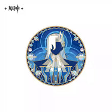 Load image into Gallery viewer, Genshin Impact Rainbow Invitation Metal Character Badge Preorder
