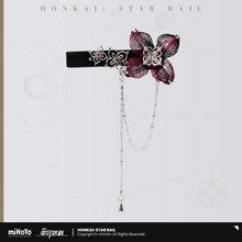 Load image into Gallery viewer, Honkai: Star Rail Evernight Themed Hair Clip Brooch Preorder
