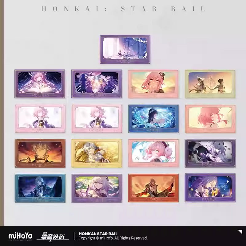 Honkai: Star Rail Memories Of Travelling With You Themed Imitation Film Card Preorder