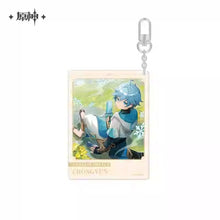Load image into Gallery viewer, Genshin Impact Destined Day Themed Acrylic Character Keychain Preorder
