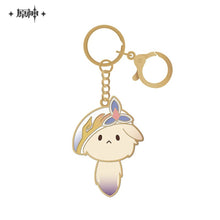 Load image into Gallery viewer, Genshin Impact Tea Party Partner Dodoco Metal Keychain Preorder
