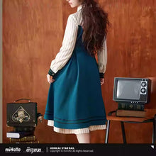 Load image into Gallery viewer, Honkai: Star Rail Aventurine Themed Pinafore Dress Preorder
