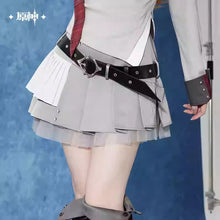 Load image into Gallery viewer, Genshin Impact Tartaglia/Childe Themed Pleated Mini Skirt Preorder
