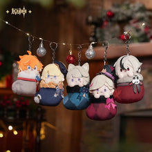 Load image into Gallery viewer, Genshin Impact House of the Hearth Winter Plush Keychain Preorder

