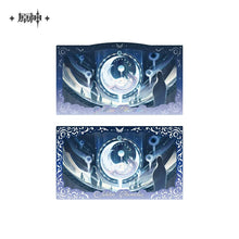 Load image into Gallery viewer, Genshin Impact Selenic Chronicles Themed Badge and Commemorative Card Set Preorder
