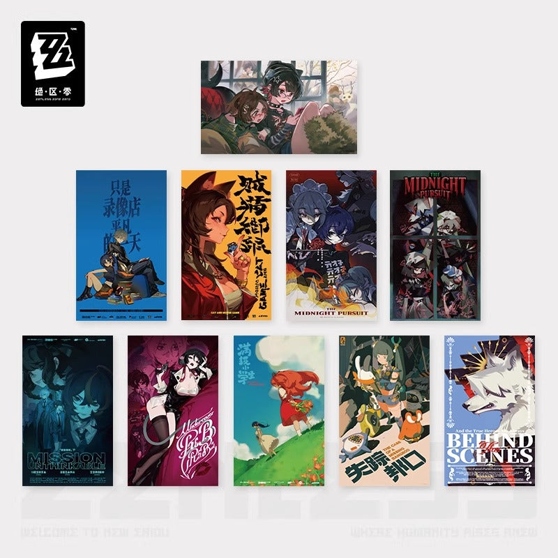 Zenless Zone Zero Random Play Videotape Poster Collection Vol 3. Preorder