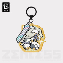 Load image into Gallery viewer, Zenless Zone Zero New Eridu Themed Krampus Compliance Authority Chibi Character Keychain Preorder
