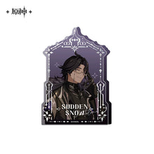 Load image into Gallery viewer, Genshin Impact Sudden Snow Themed Thick Acrylic Ornament Preorder
