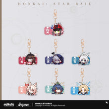 Load image into Gallery viewer, Honkai: Star Rail Pom Pom Exhibition Hall Themed Acrylic Keychain
