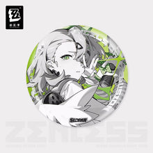 Load image into Gallery viewer, Zenless Zone Zero Angels of Delusion Cinema Themed Reflective Character Badge Preorder
