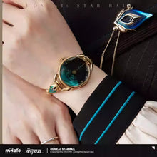 Load image into Gallery viewer, Honkai: Star Rail Aventurine Themed Watch Preorder
