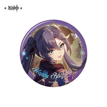 Load image into Gallery viewer, Genshin Impact Destined Day Themed 2025 Character Badge Preorder
