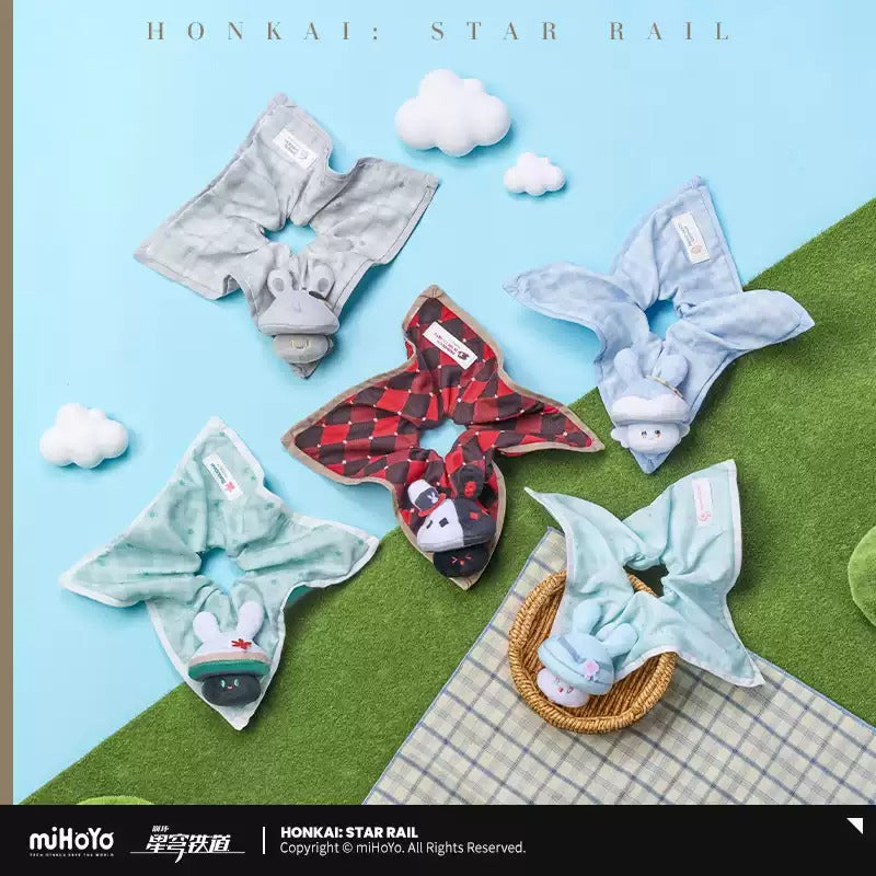 Honkai: Star Rail Rabbit Mushroom and Mushroom Rabbit Themed Plush Hair Tie Preorder
