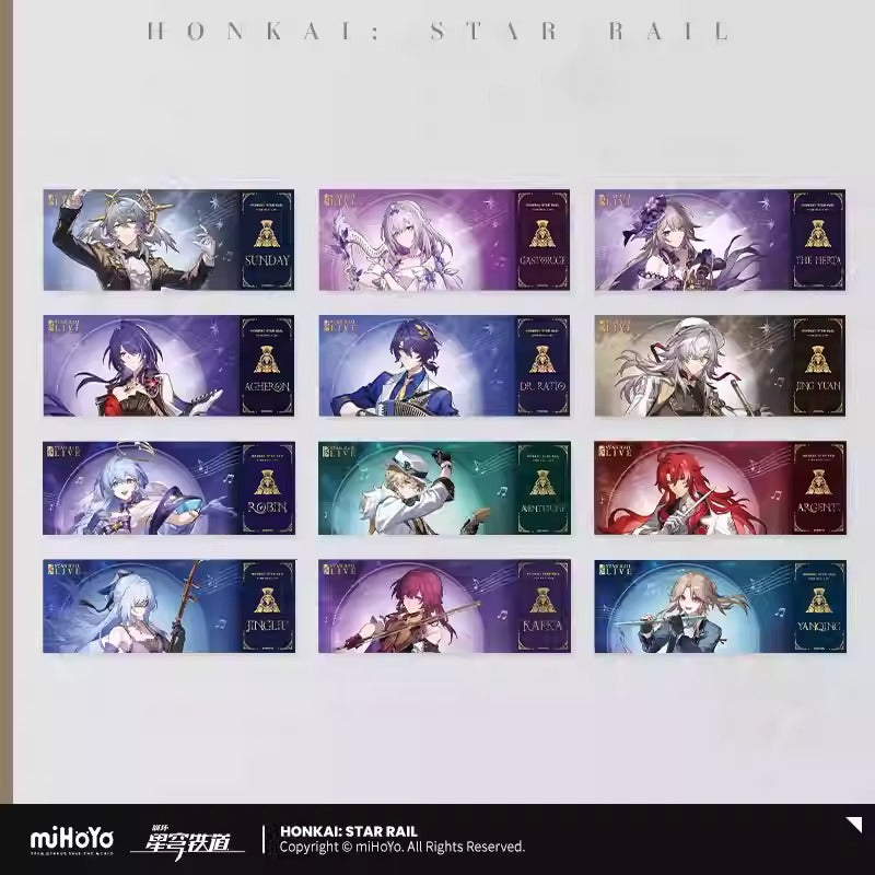 Honkai: Star Rail LIVE Themed Character Laser Collectible Ticket Preorder