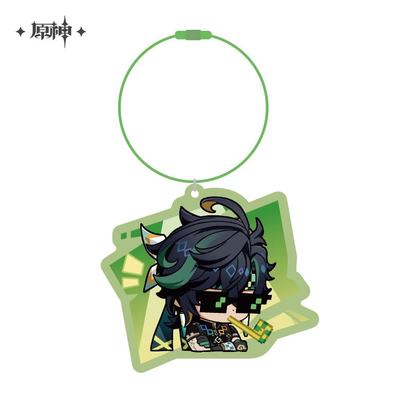 Genshin Impact Natlan Emoticon Character Acrylic Keychain Preorder