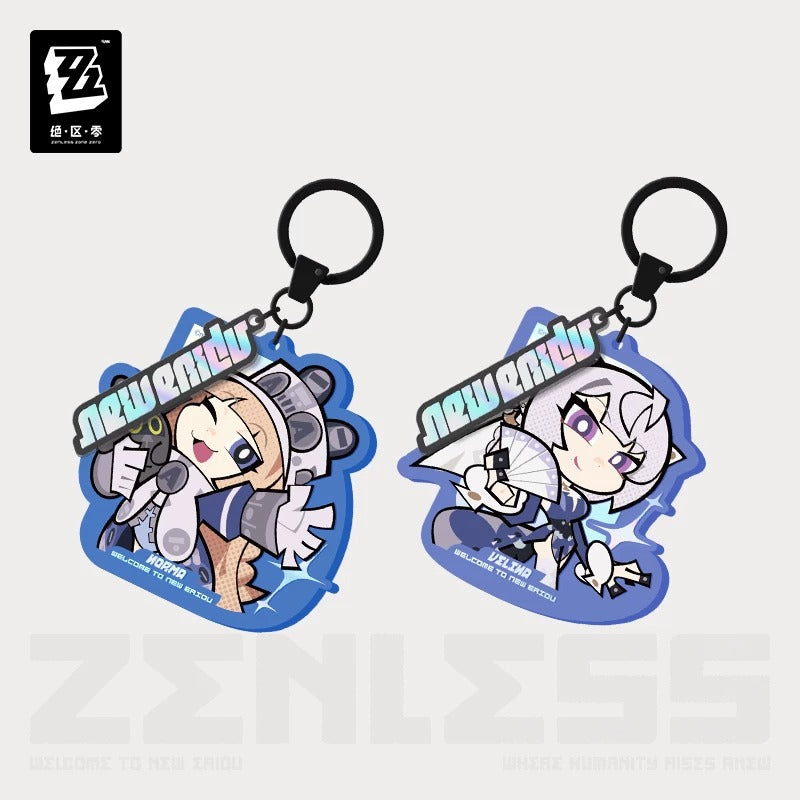 Zenless Zone Zero New Eridu Themed External Strategy Department Chibi Character Keychain Preorder