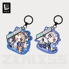 Zenless Zone Zero New Eridu Themed External Strategy Department Chibi Character Keychain Preorder