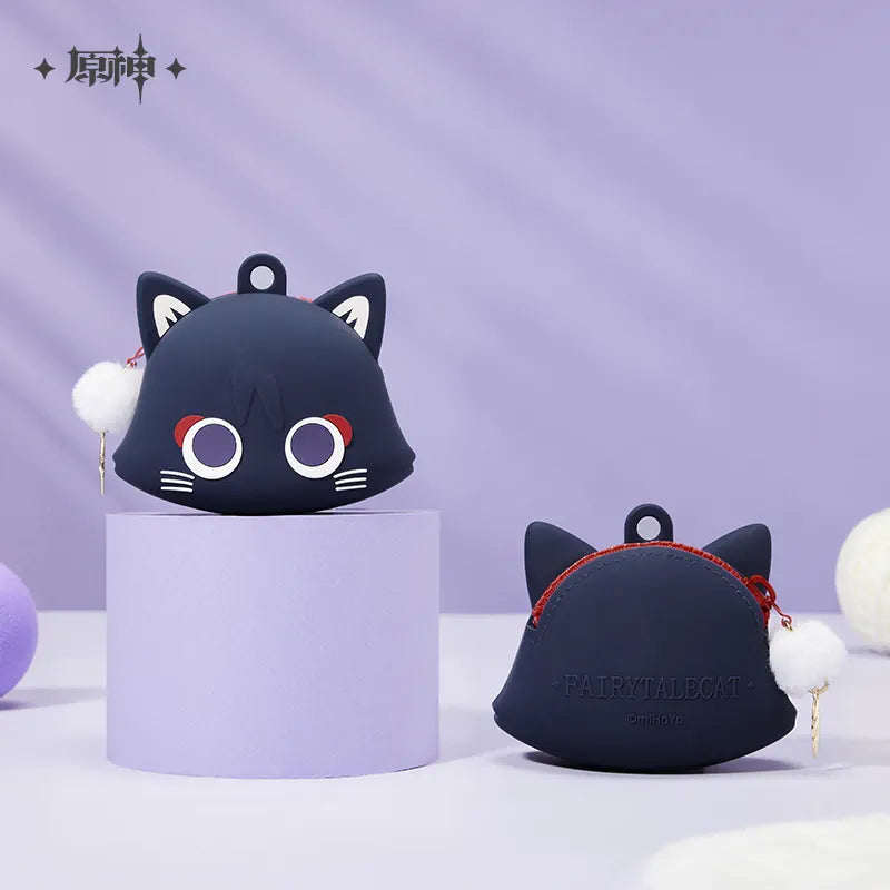 Genshin Impact Wanderer Themed Cat Silicon Purse Preorder