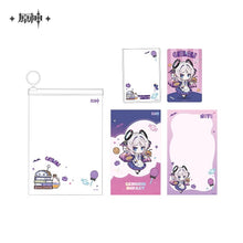 Load image into Gallery viewer, Genshin Impact Twilight Whimsy Themed Stationary Set Preorder
