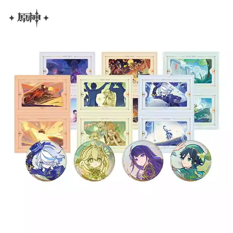 Genshin Impact The Long Way Home Photo Themed Badge and Collector's Card Set Preorder