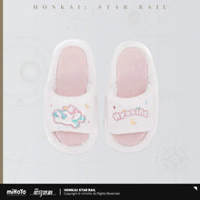 Load image into Gallery viewer, Honkai: Star Rail Hyacine Themed Plush Slippers Preorder
