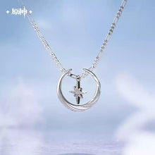 Load image into Gallery viewer, Genshin Impact Columbina Themed Ring and Necklace Set Preorder
