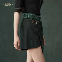 Load image into Gallery viewer, Genshin Impact Alhaitham Themed Irregular Skirt Pants Preorder
