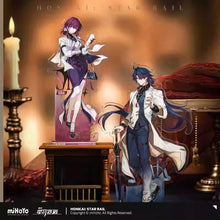 Load image into Gallery viewer, Honkai: Star Rail Train Travel Journal Themed Acrylic Character Stand Preorder

