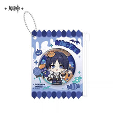 Load image into Gallery viewer, Genshin Impact Twilight Whimsy Themed Badge With Badge Holder Preorder
