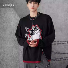 Load image into Gallery viewer, Genshin Impact Wriothesley Themed Sweater Preorder
