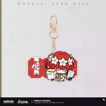 Load image into Gallery viewer, Honkai: Star Rail Pom Pom Exhibition Hall Themed Acrylic Keychain

