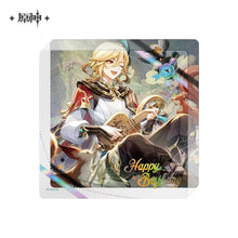 Load image into Gallery viewer, Genshin Impact Destined Day Themed 2025 Thick Acrylic Character Coaster Preorder

