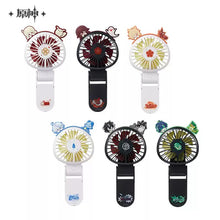 Load image into Gallery viewer, Genshin Impact Midsummer Party Themed Foldable Portable Handheld Fan
