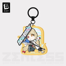 Load image into Gallery viewer, Zenless Zone Zero New Eridu Themed Spooky Shack Acrylic Chibi Character Keychain Preorder
