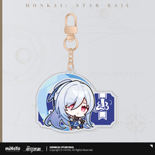 Load image into Gallery viewer, Honkai: Star Rail Pom Pom Exhibition Hall Themed Acrylic Keychain
