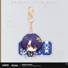 Load image into Gallery viewer, Honkai: Star Rail Pom Pom Exhibition Hall Themed Acrylic Keychain
