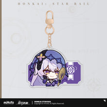 Load image into Gallery viewer, Honkai: Star Rail Pom Pom Exhibition Hall Themed Acrylic Keychain
