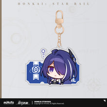 Load image into Gallery viewer, Honkai: Star Rail Pom Pom Exhibition Hall Themed Acrylic Keychain
