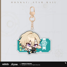Load image into Gallery viewer, Honkai: Star Rail Pom Pom Exhibition Hall Themed Acrylic Keychain
