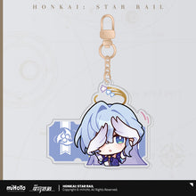 Load image into Gallery viewer, Honkai: Star Rail Pom Pom Exhibition Hall Themed Acrylic Keychain
