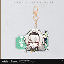 Load image into Gallery viewer, Honkai: Star Rail Pom Pom Exhibition Hall Themed Acrylic Keychain
